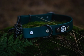 1" Waterproof BioThane Dark Adjustable Martingale Collar