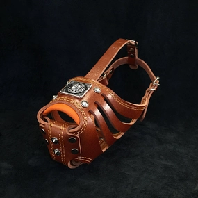 ''Eros'' Basket Muzzle BROWN