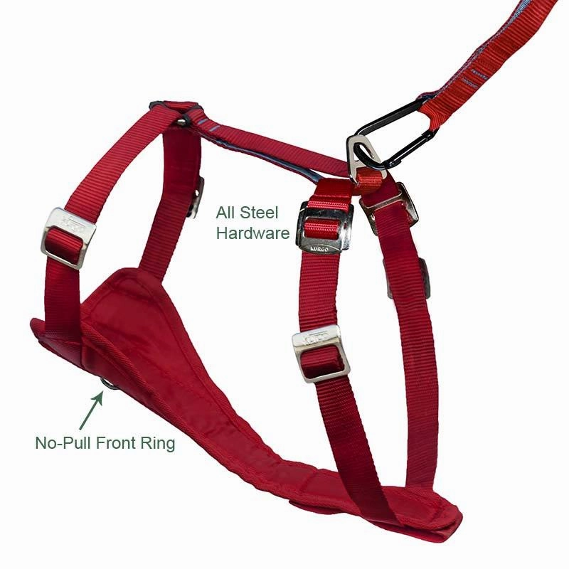 Kurgo Tru-Fit Enhanced Strength Car Harness w/ No-Pull Ring! Close Out - Limited Stock