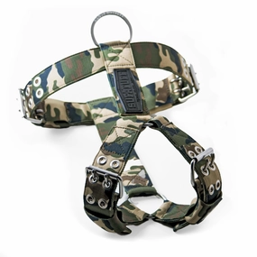 SUPATUFF? Dog Harness Heavy Duty Camo