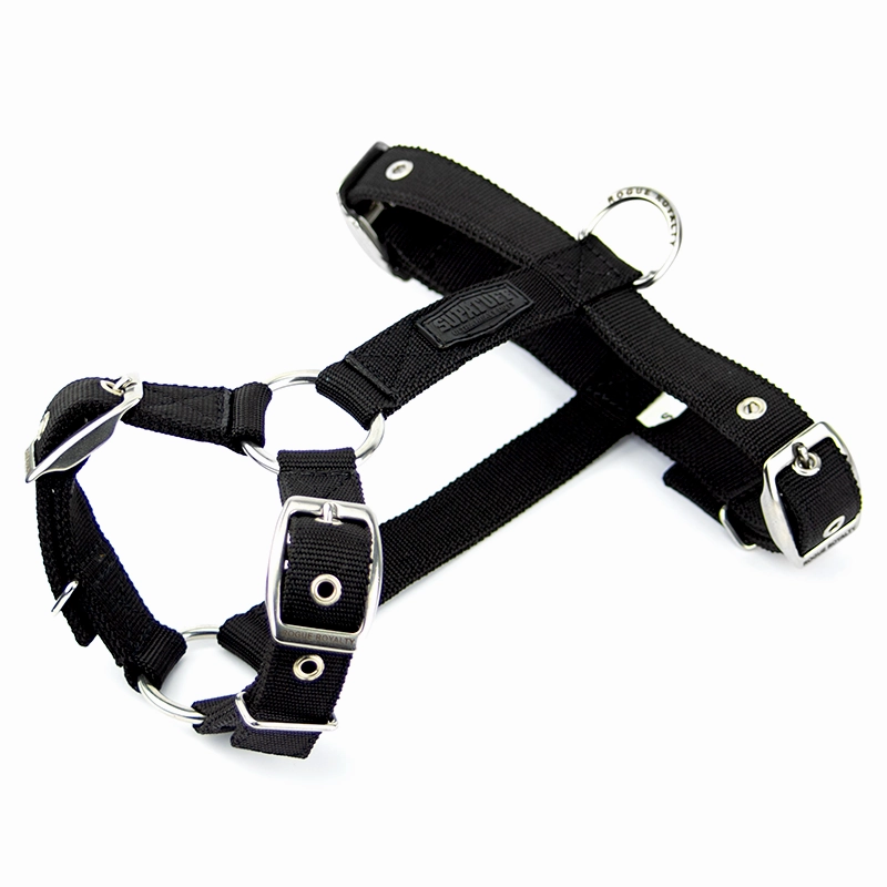 SUPATUFF? Strong Dog Harness Black (Slim Fit)