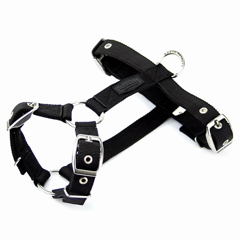 SUPATUFF? Strong Dog Harness Black (Slim Fit)