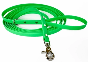 Waterproof BioThane Long Lead | Stainless Steel Hardware